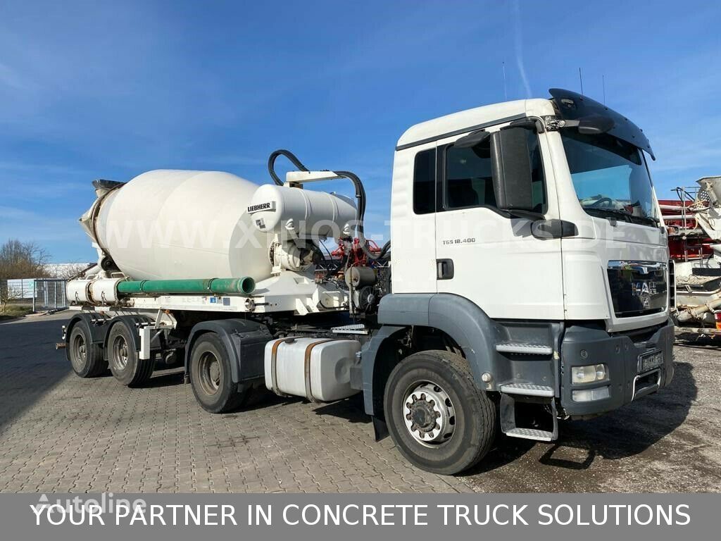 MAN TGS 18.400  truck tractor + concrete mixer semi-trailer