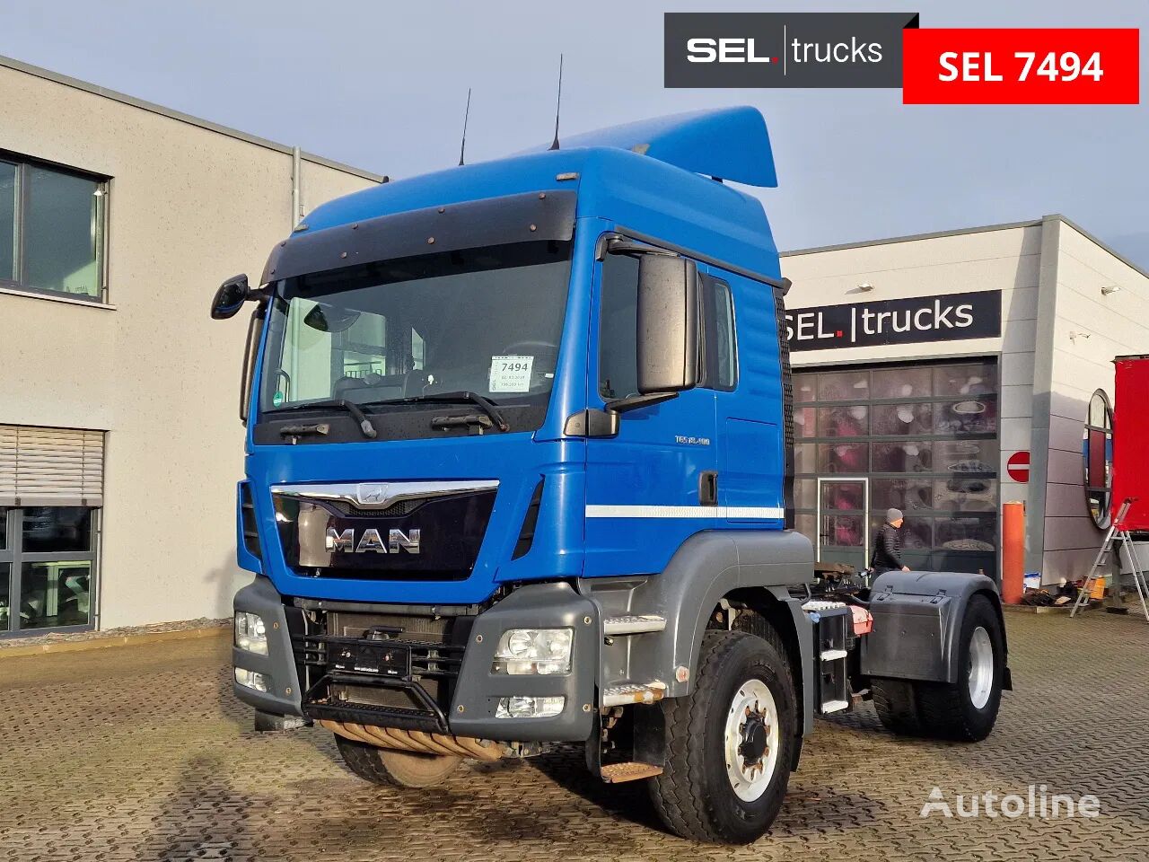 MAN TGS 18.400 4x4H BLS Hydrodrive / Alu-Felgen truck tractor - Autoline