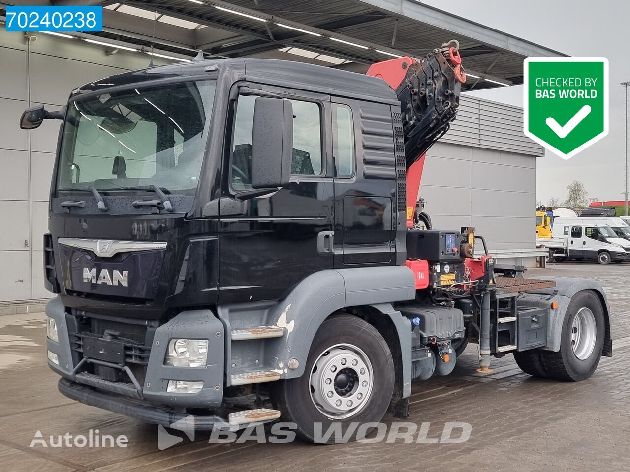 vlačilec MAN TGS 18.480 4X2 Kran HMF 1820-K6 Manual Navi Retarder Cran Kraan