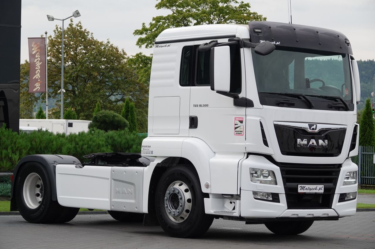 MAN TGS 18.500 / 2019 ROK / WAGA: 6500 KG / NISKA KABINA / ALUFELGI  truck tractor