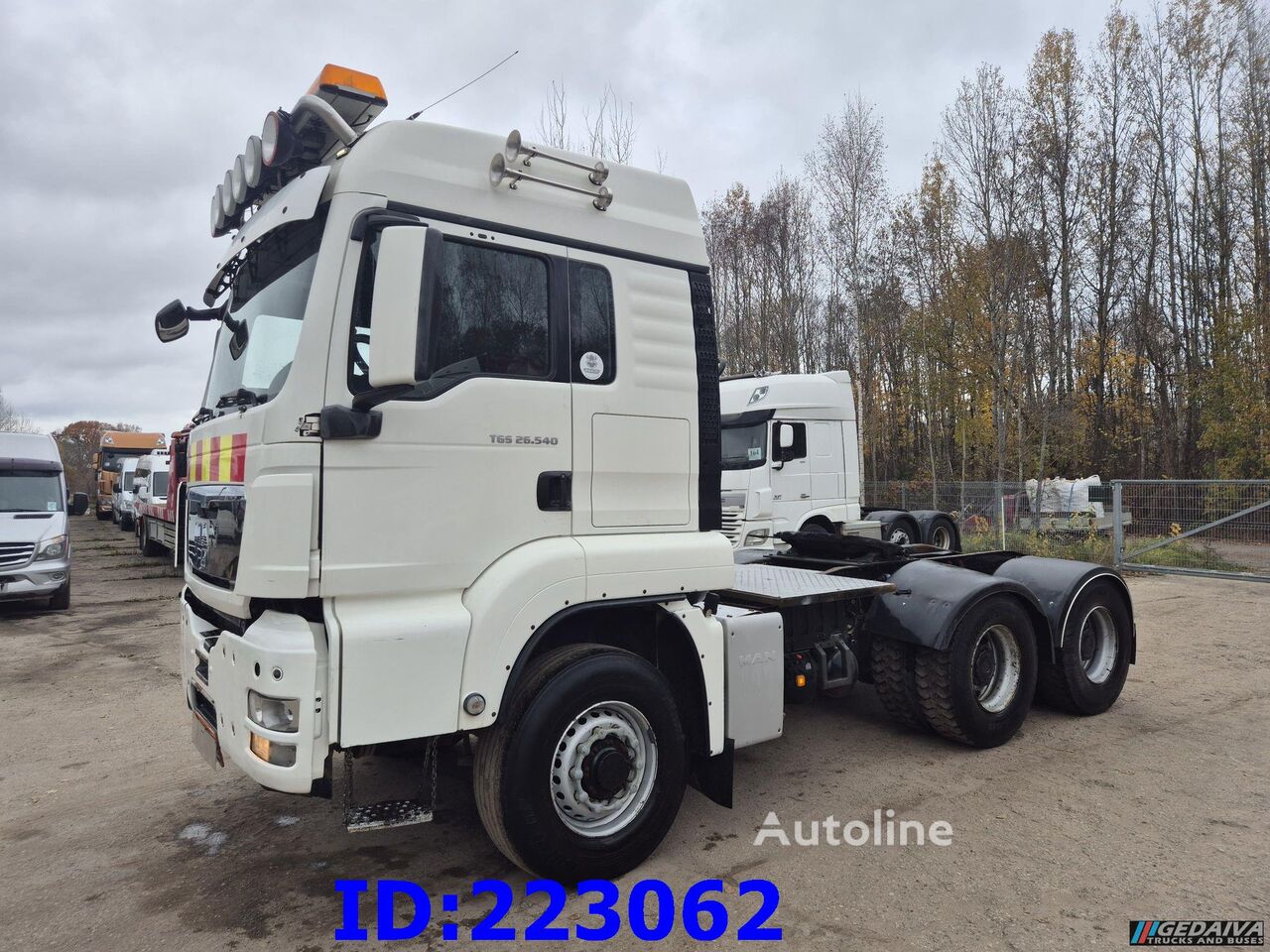 MAN TGS 26.540 - 6X6 - Euro5 - manual truck tractor