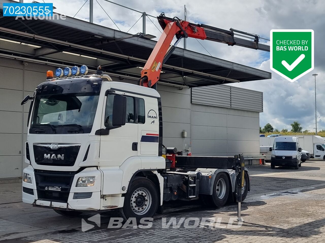 MAN TGS 28.480 6X2 Kran Palfinger PK 19.001 Retarder Crane vilcējs