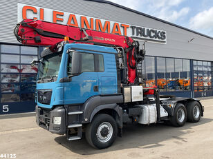 тягач MAN TGS 33.480 6x6 Euro 6 Palfinger 27 Tonmeter boomkraan
