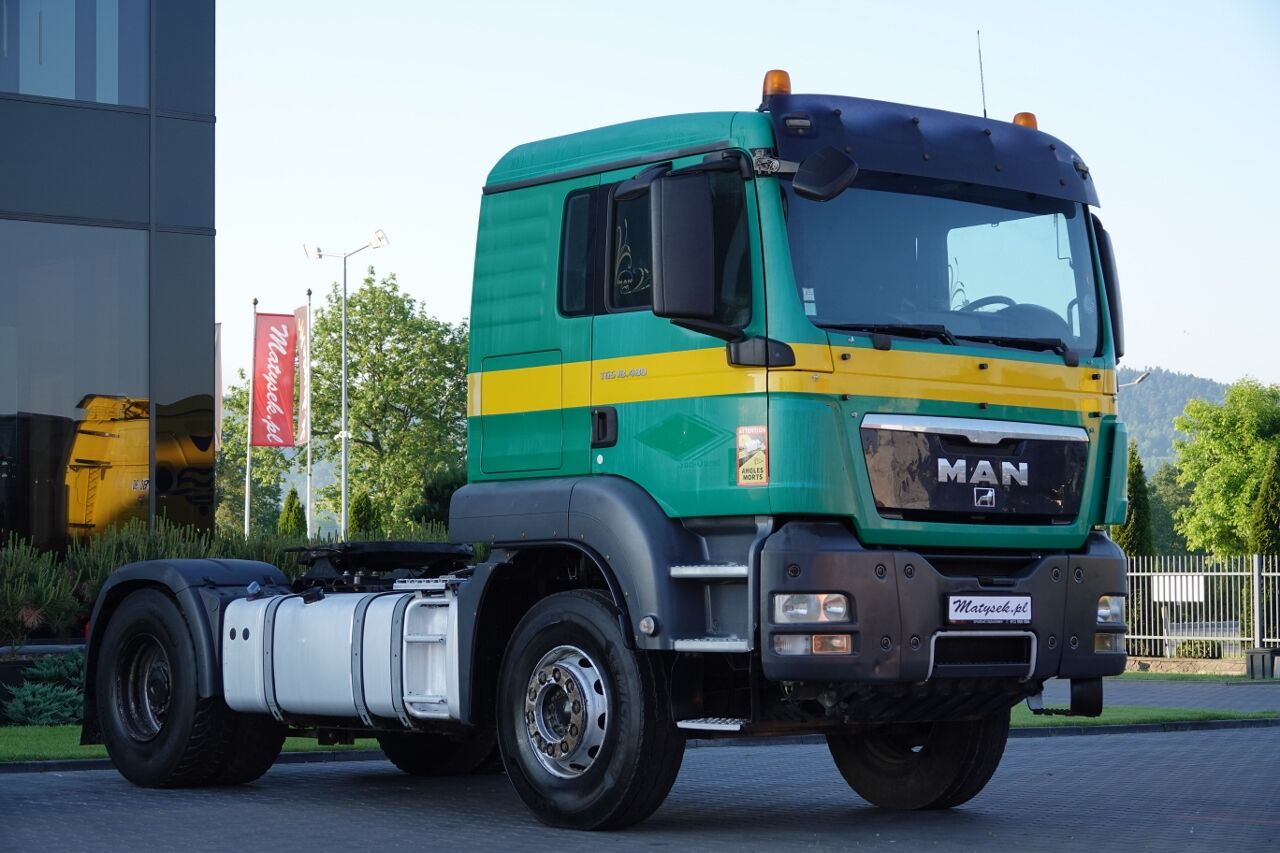 MAN TGS 480 / 13L / NISKA KABINA / HYDRAULIKA / WYSOKO ZAWI truck tractor