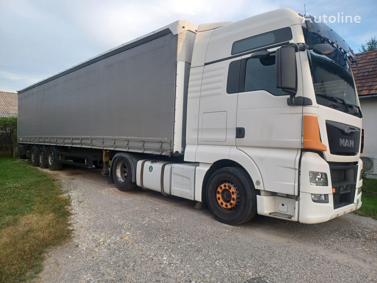 MAN TGX 18.440 trekker + oplegger schuifzeil