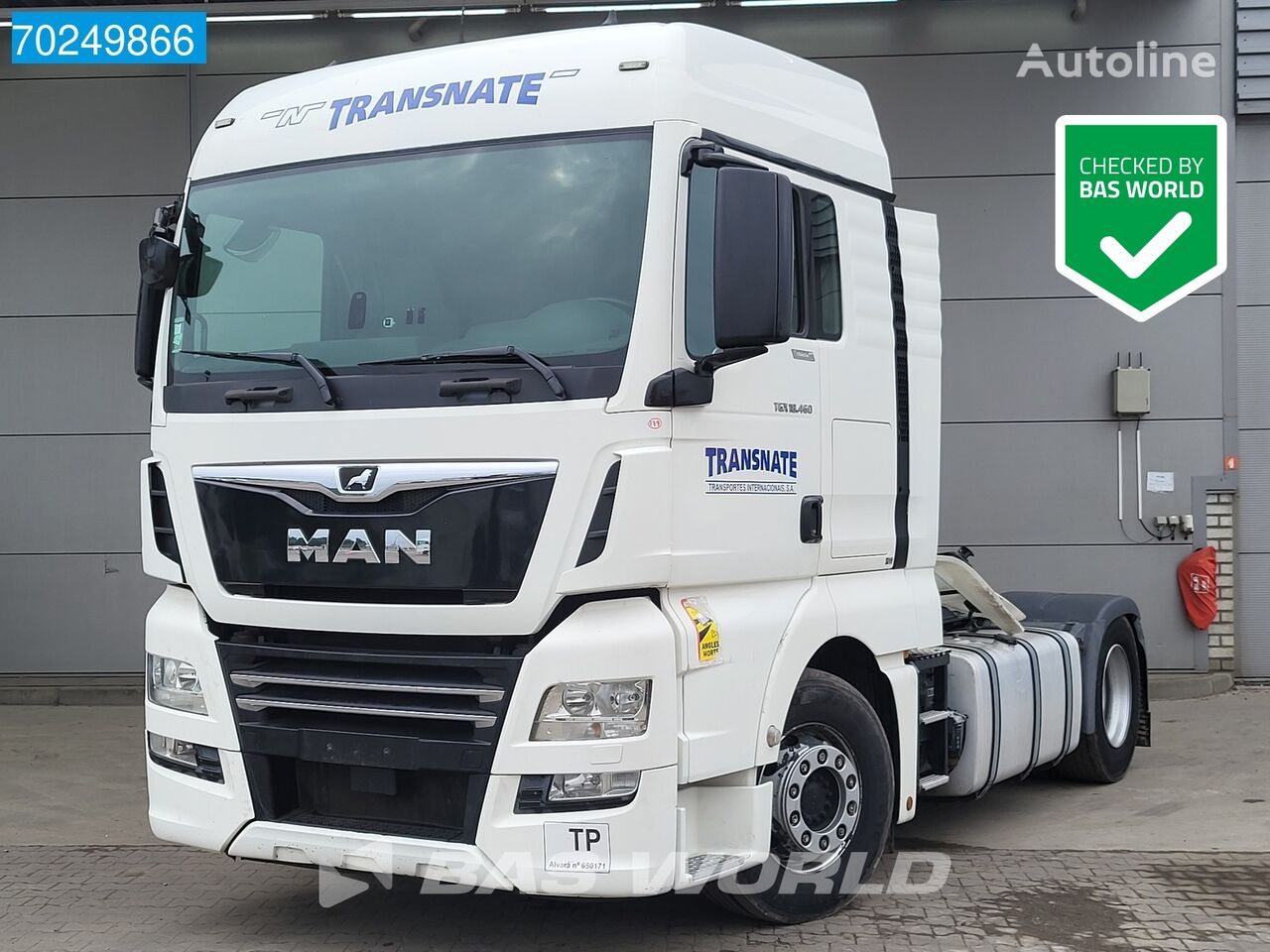 tracteur routier MAN TGX 18.460 4X2 Retarder XLX 2x Tanks ACC Navi