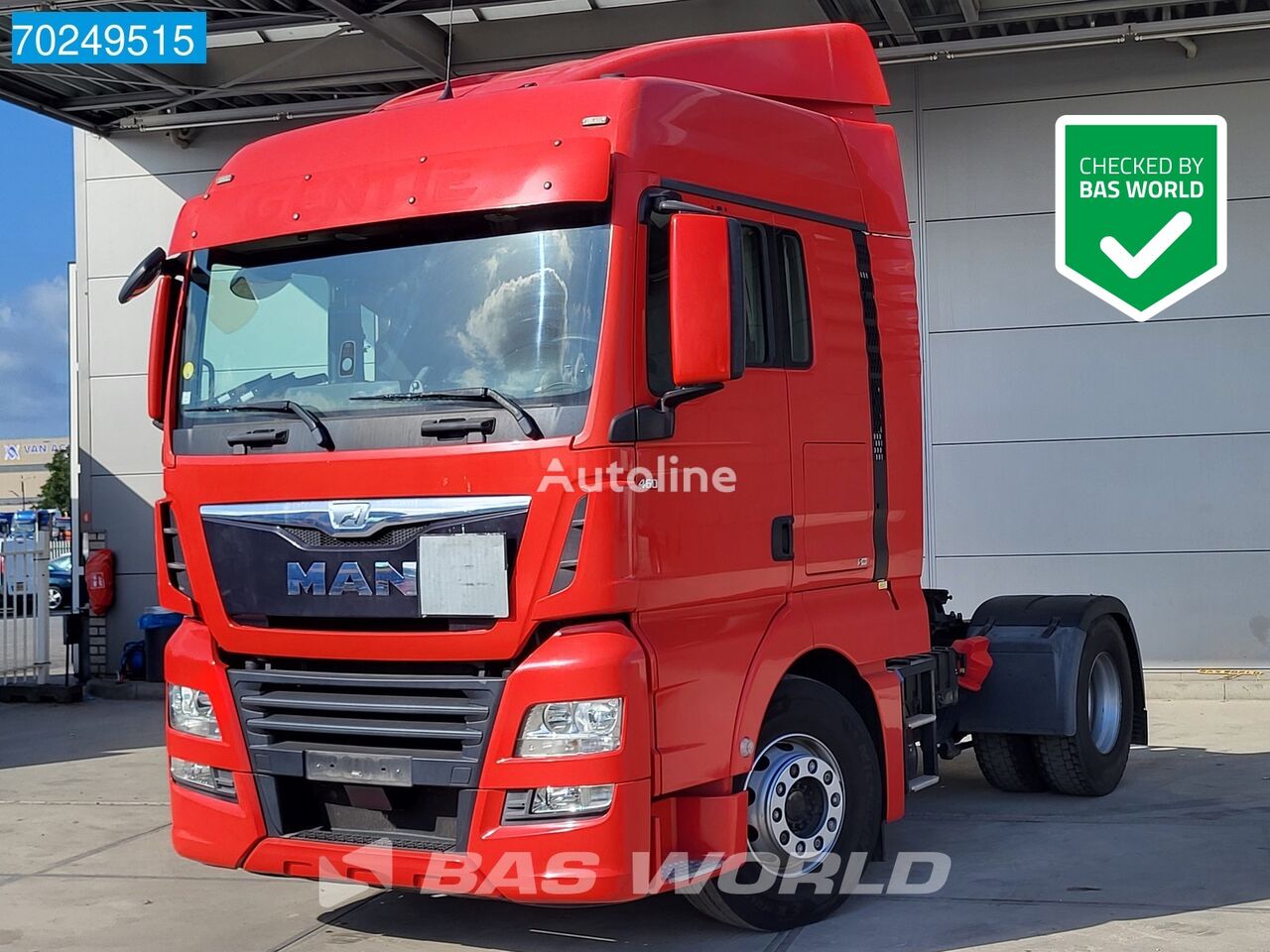 MAN TGX 18.460 4X2 Retarder XLX ADR ACC Standklima vetopöytäauto