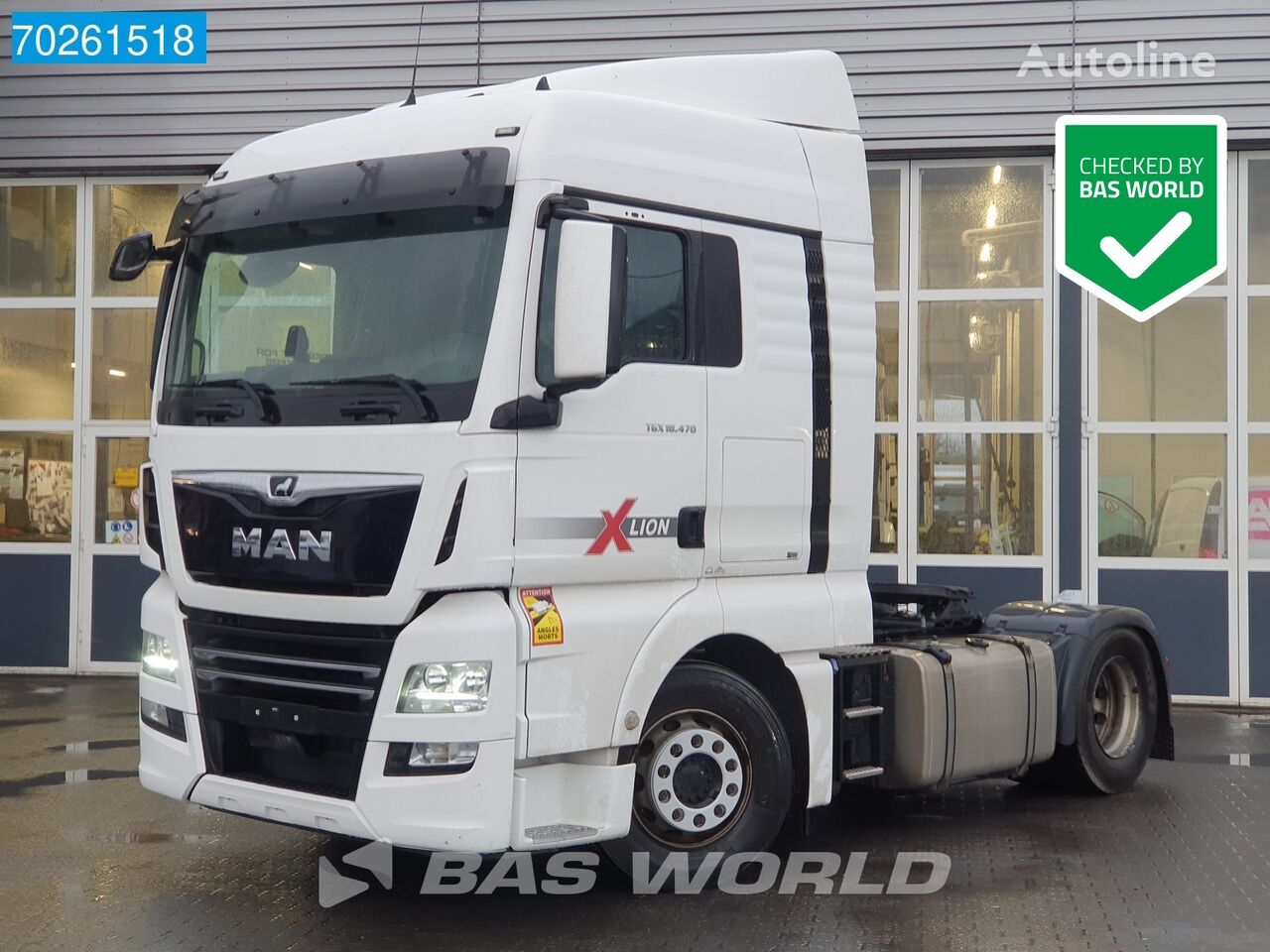 тягач MAN TGX 18.470 4X2 Retarder XLX 2x Tanks ACC