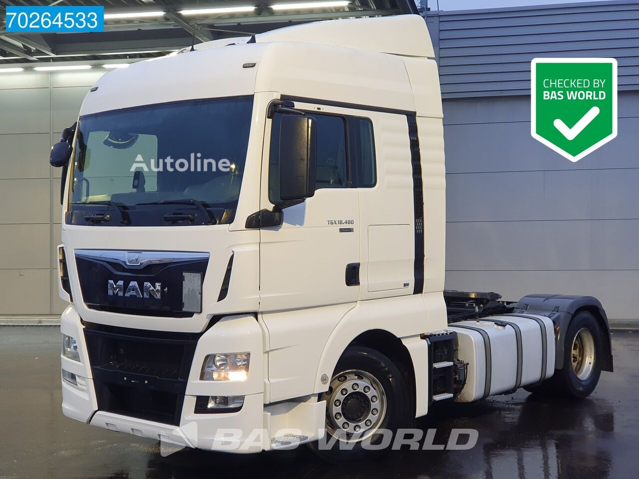 MAN TGX 18.480 4X2 XLX Retarder 2x Tanks ACC truck tractor