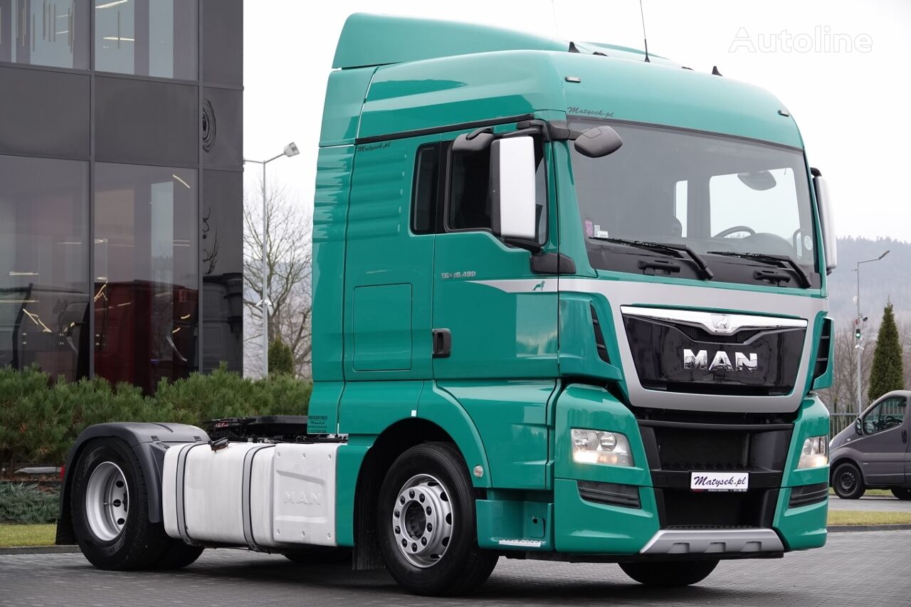 MAN TGX 18.480 / RETARDER / OPONY 100 % / EURO 6 nyergesvontató