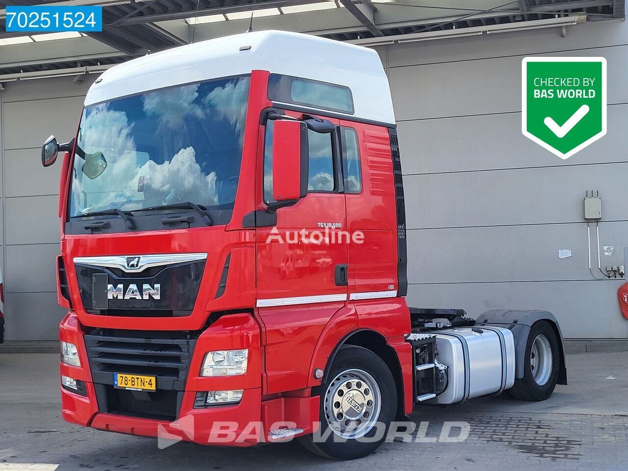 tracteur routier MAN TGX 18.500 4X2 NL-Truck Retarder XXL 2x Tanks