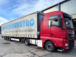 MAN TGX 18.500 LLS-U trekker + oplegger schuifzeil