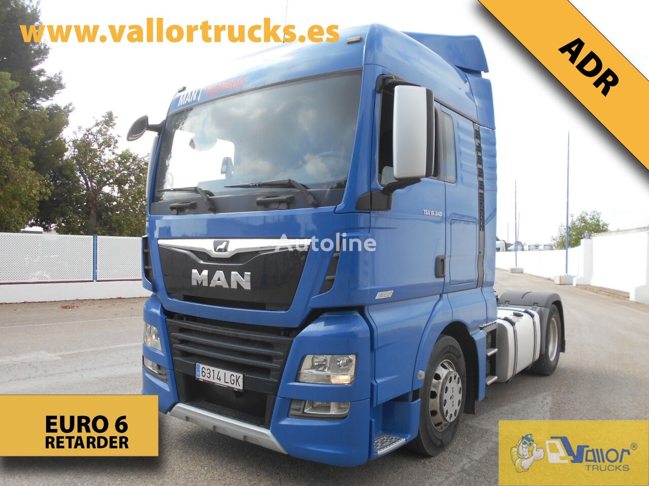 MAN TGX 18.640 truck tractor