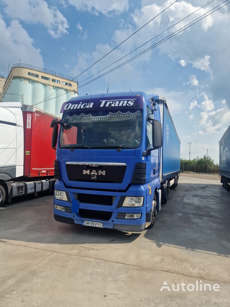 тягач MAN TGX 18440 XXL 2008+Semiremorca KRONE 2008