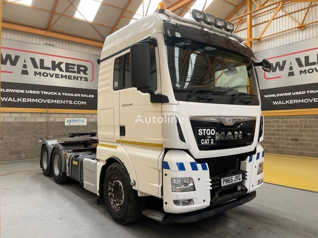 MAN TGX 26.440 *EURO 6* XLX 6X4, TRACTOR UNIT – 2015 – PN65 JYG dragbil