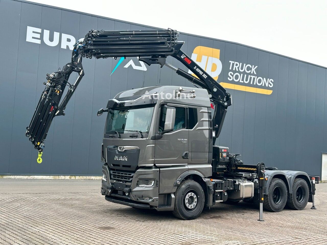 MAN TGX 26.580 6x4 Kran Hiab 302-6 + Jib-4 cabeza tractora nueva - Autoline