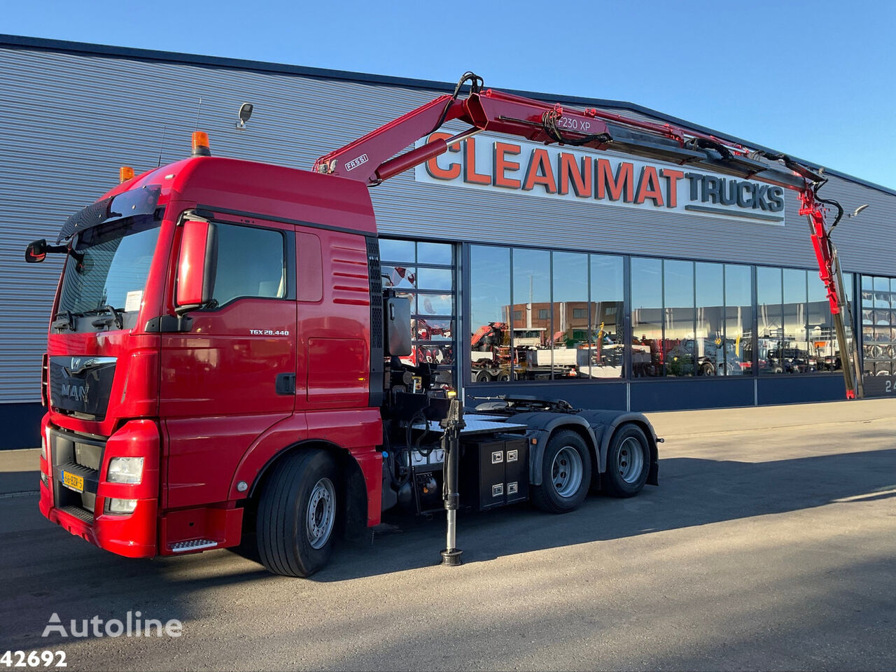 sadulveok MAN TGX 28.440 Euro 6 Fassi 23 Tonmeter laadkraan + Fly-Jib