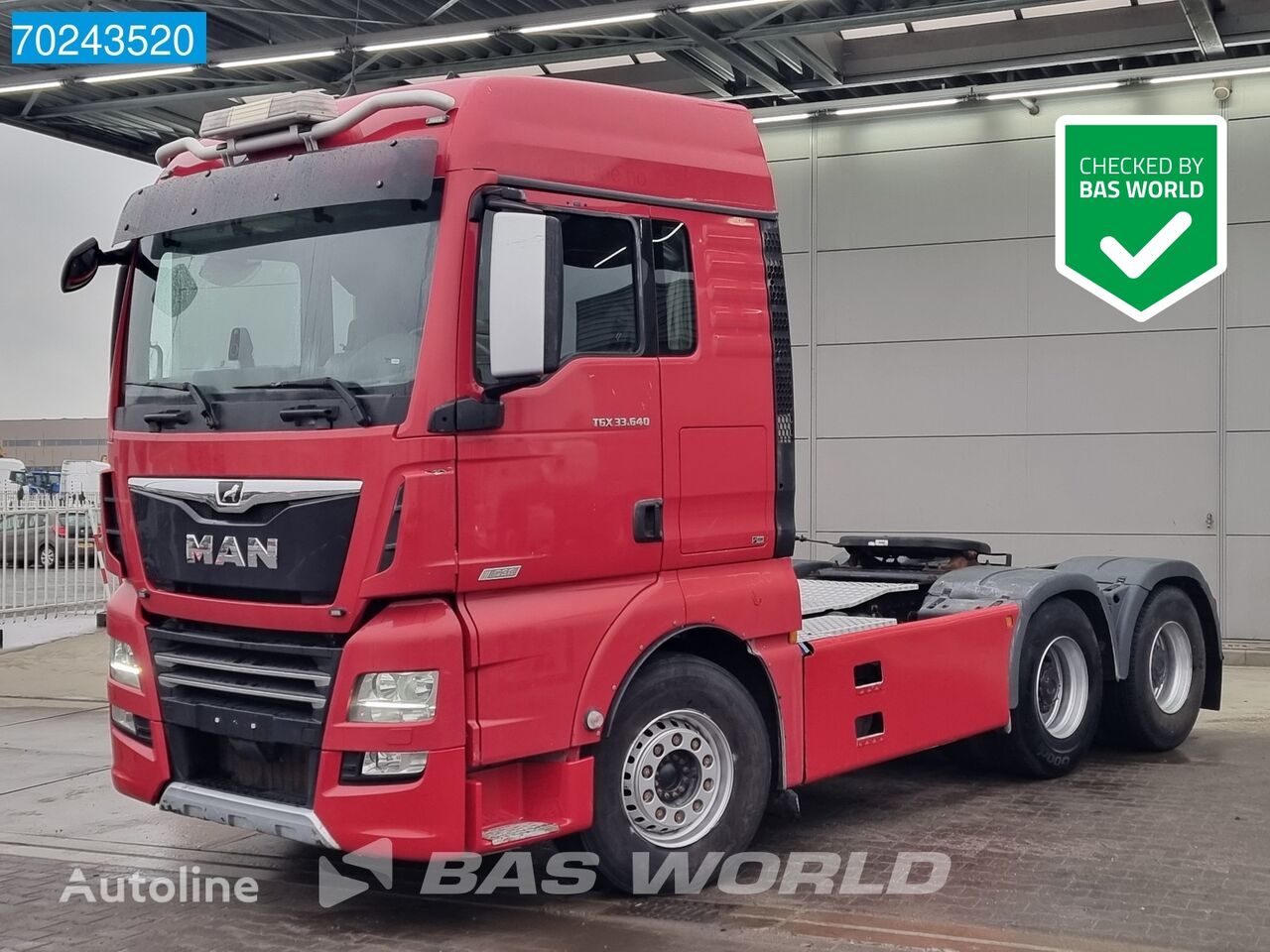 камион влекач MAN TGX 33.640 6X4 Retarder XLX Hydraulik Xenon Navi Euro 6