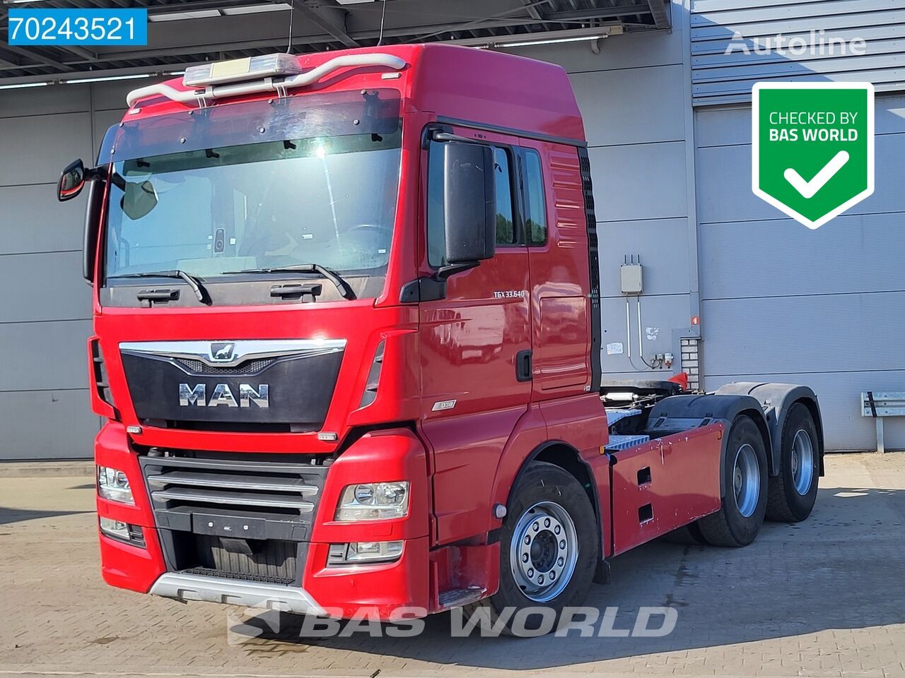 тягач MAN TGX 33.640 6X4 Retarder XLX Hydraulik Xenon Navi Euro 6