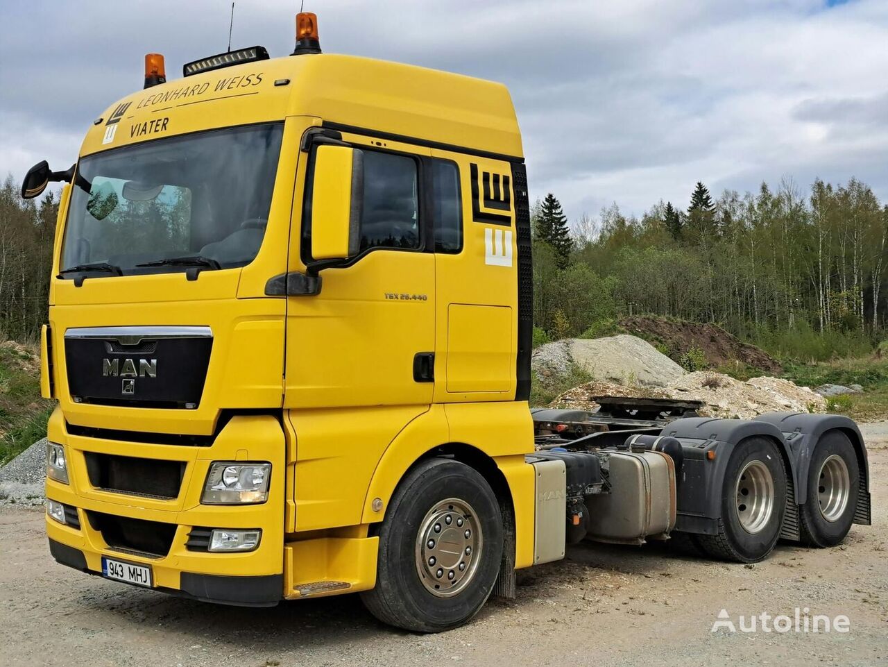 тягач MAN TGX + Hydraulics