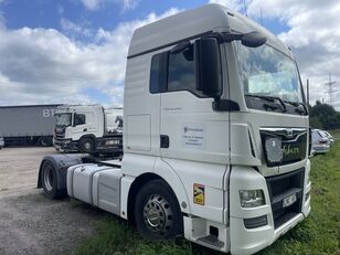 MAN TGX18.440 ADR with broken engine truck tractor