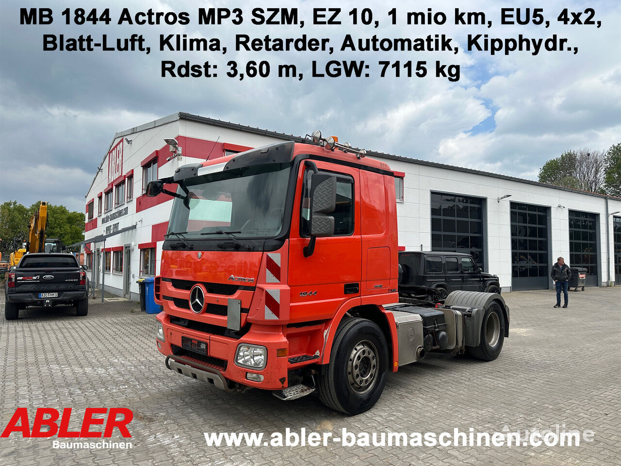 тягач Mercedes-Benz 1844 Actros MP3 SZM Klima Retarder