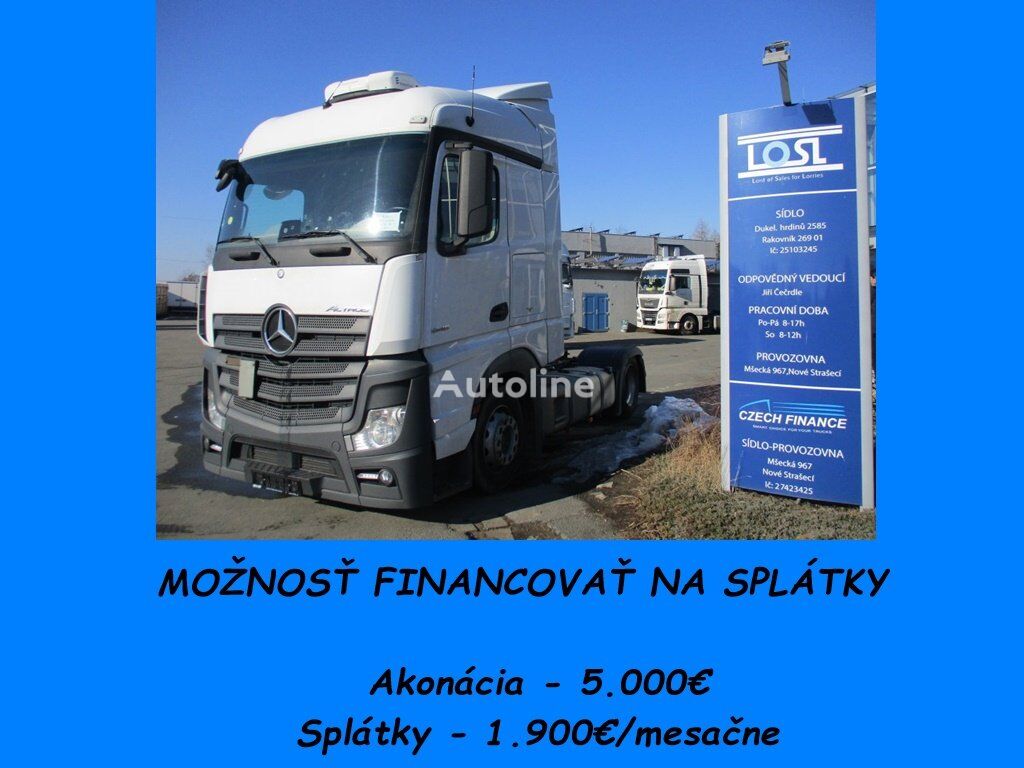 السيارات القاطرة Mercedes-Benz 1845 Actros EURO 6 MEGA/lowdeck