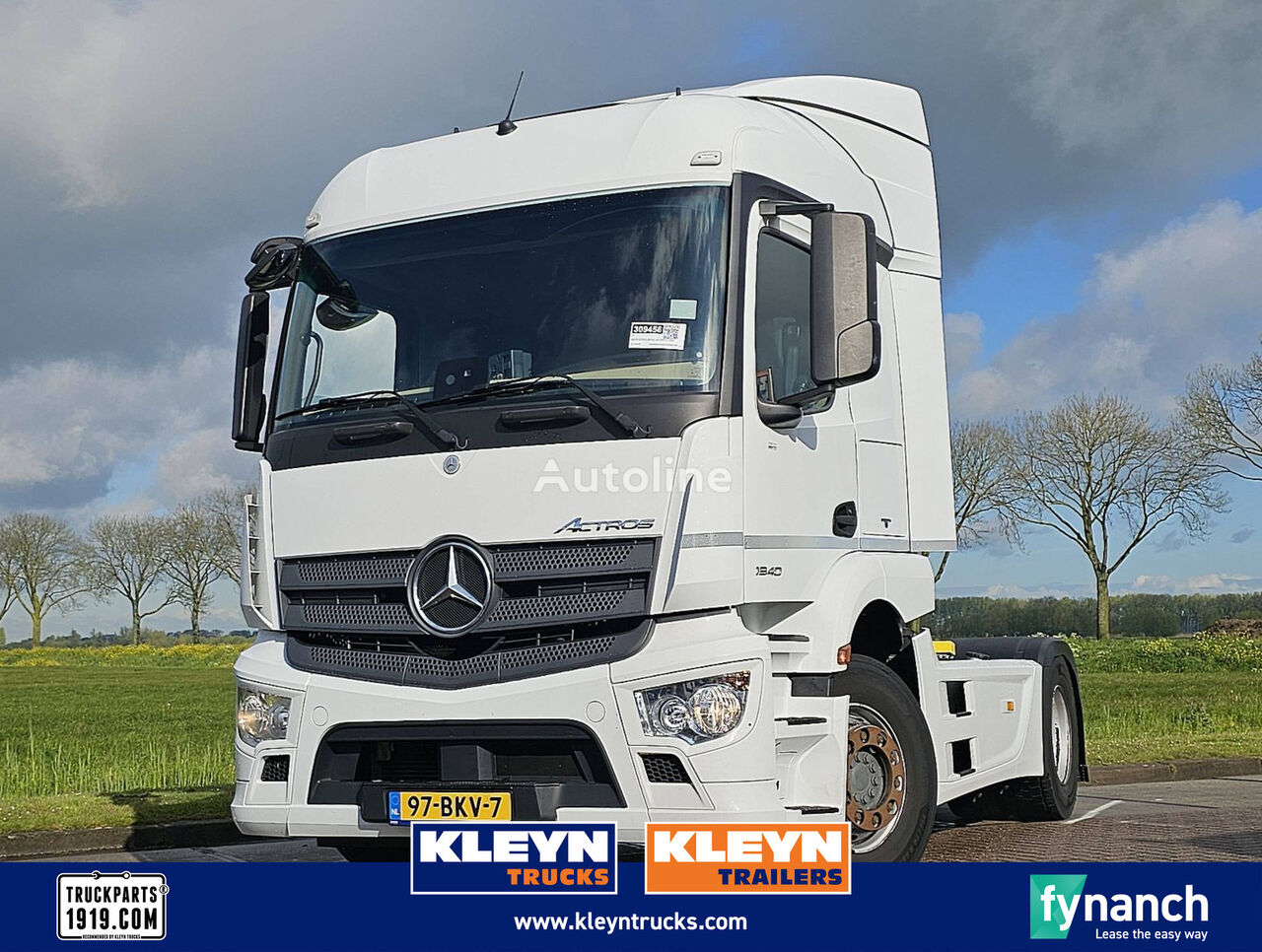 Mercedes-Benz ACTROS 1840 streamsp. 230 skirts truck tractor