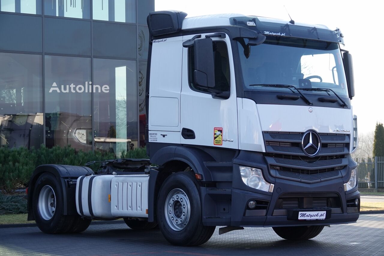 السيارات القاطرة Mercedes-Benz ACTROS 1843 / RETARDER / HYDRAULIKA / NISKA KABINA / SPROWADZONY