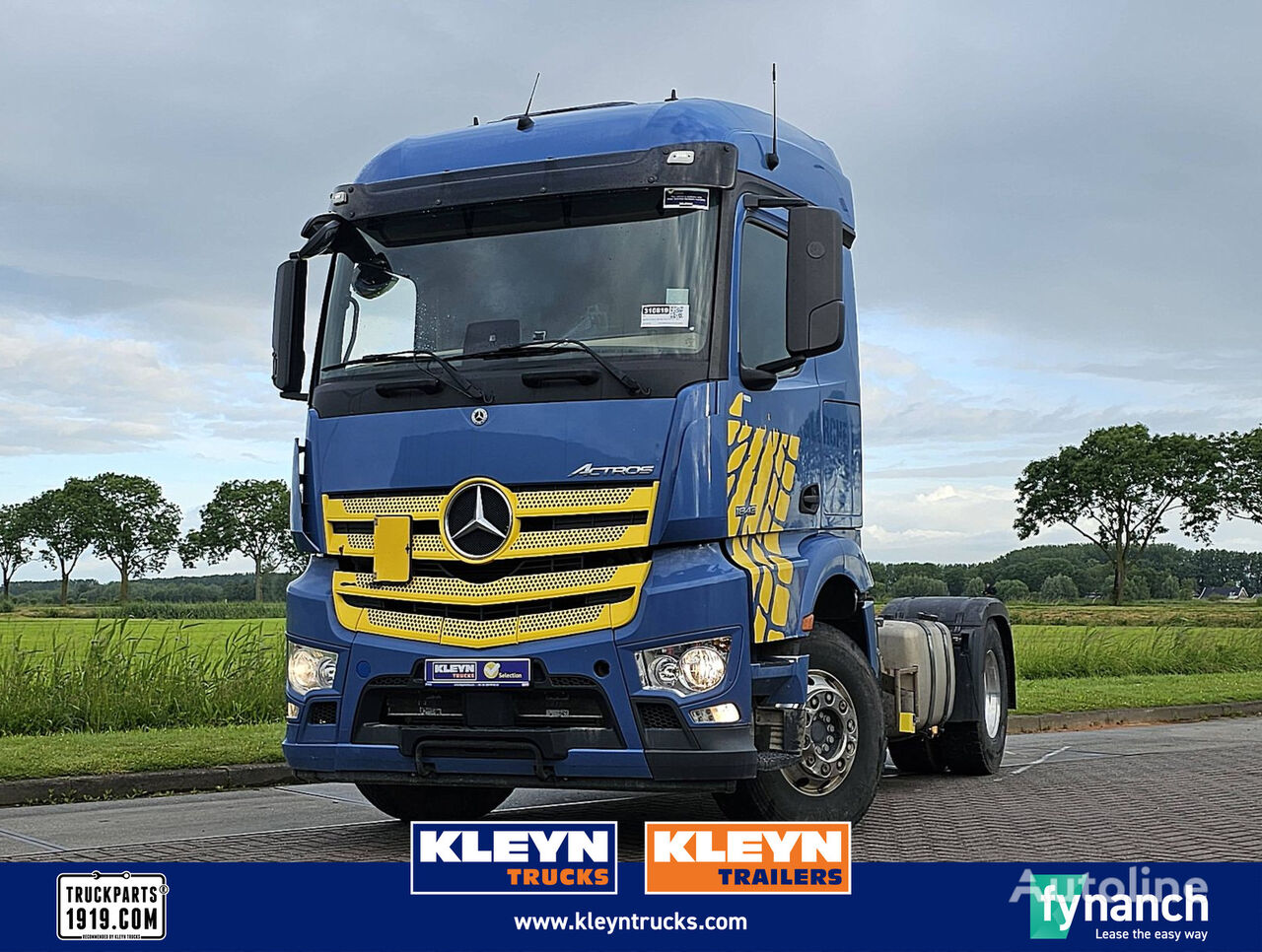 Mercedes-Benz ACTROS 1843 alcoa's pto+hydr. truck tractor