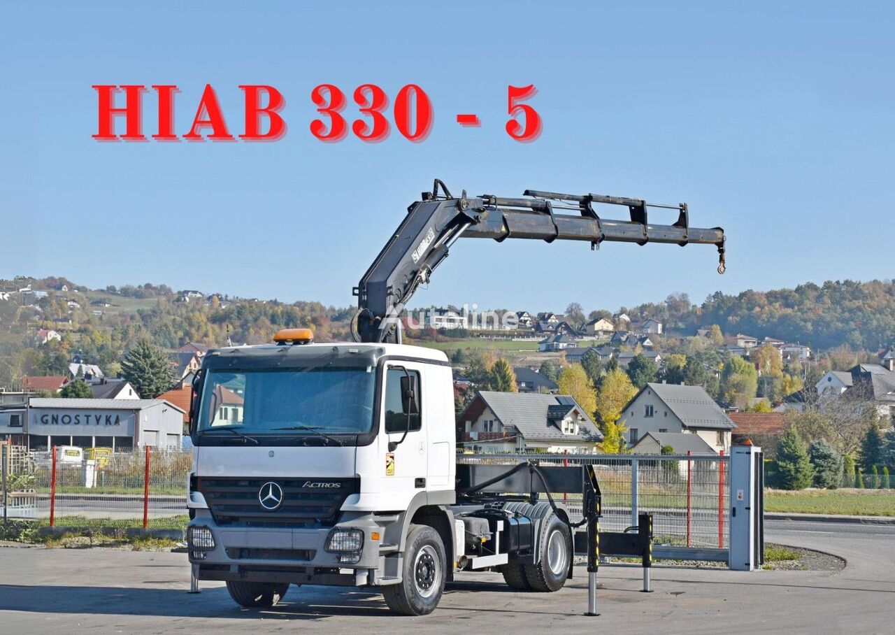 Mercedes-Benz ACTROS 1844 * Sattelzugmaschine *HIAB 330-5/FUNK truck tractor