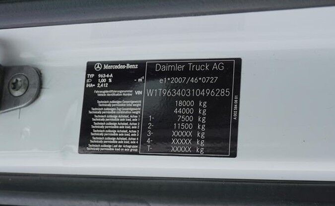 Mercedes-Benz ACTROS / 1845 / E 6 / MP 5 / RETARDER / BIG SPACE