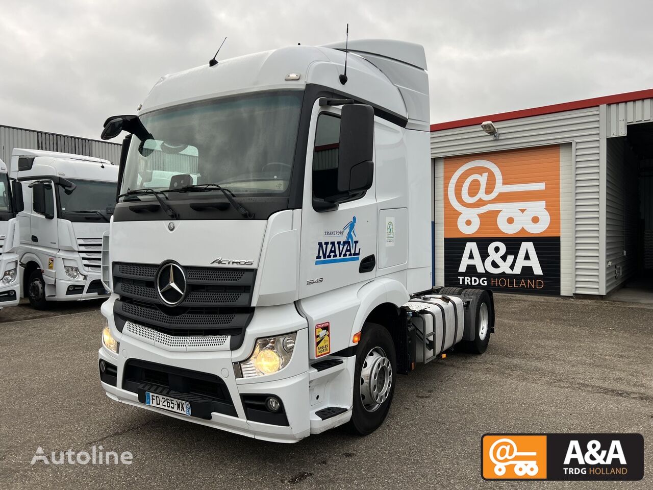 tracteur routier Mercedes-Benz ACTROS 1845 LS 2019 STREAMSPACE 230