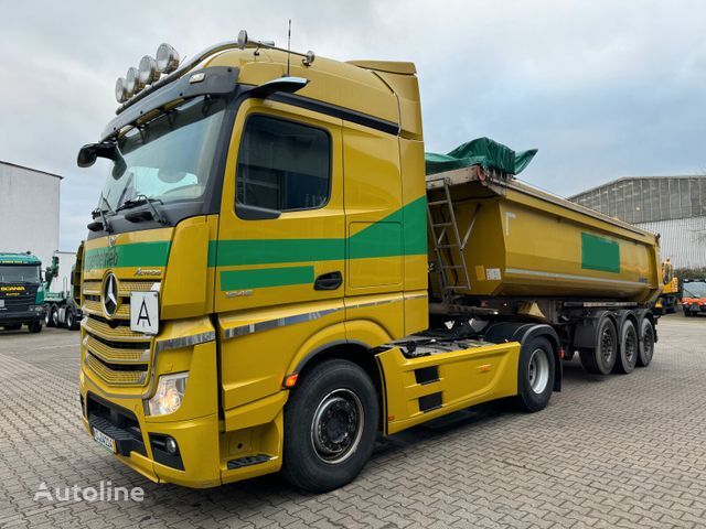 tahač Mercedes-Benz ACTROS 1848 4x2 EURO6 CIĄGNIK SIODŁOWY + NACZEPA WYWROTKA + návěs sklápěč