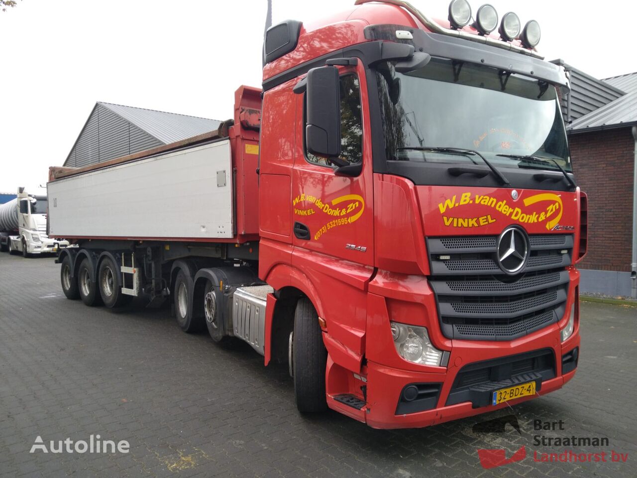 Mercedes-Benz ACTROS 2545 6x2 Euro 6 trekker met kipper hydrauliek Sattelzugmaschine