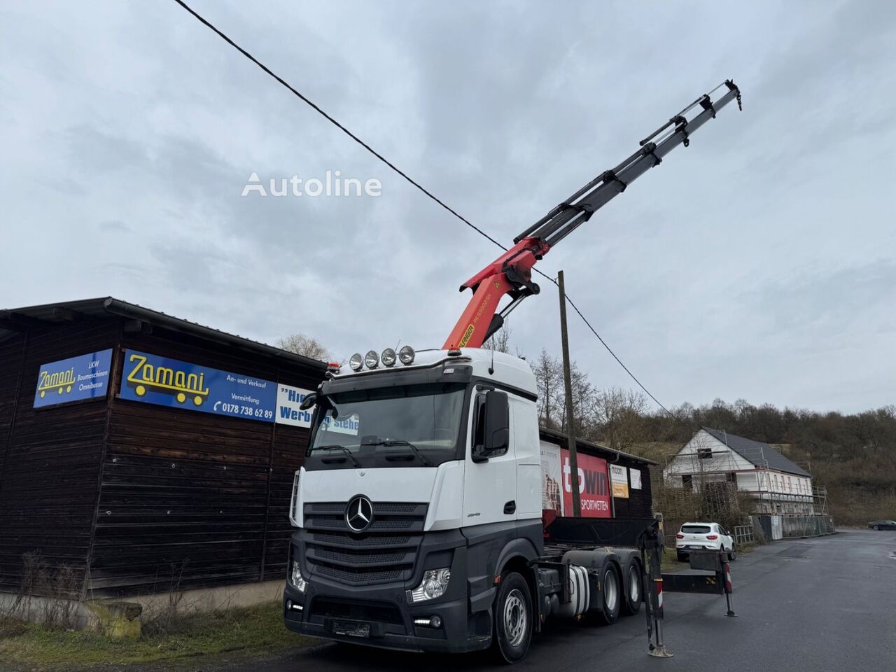 Mercedes-Benz ACTROS 2645 6X4*PALFINGER PK 53002SH* 1875 H* truck tractor