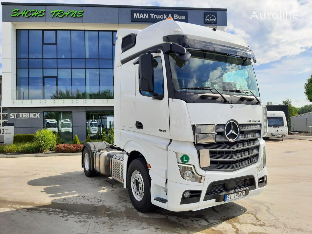 tracteur routier Mercedes-Benz ACTROS L 1845 / ADR AT-FL / PTO / KOMPRESOR / BIG SPACE