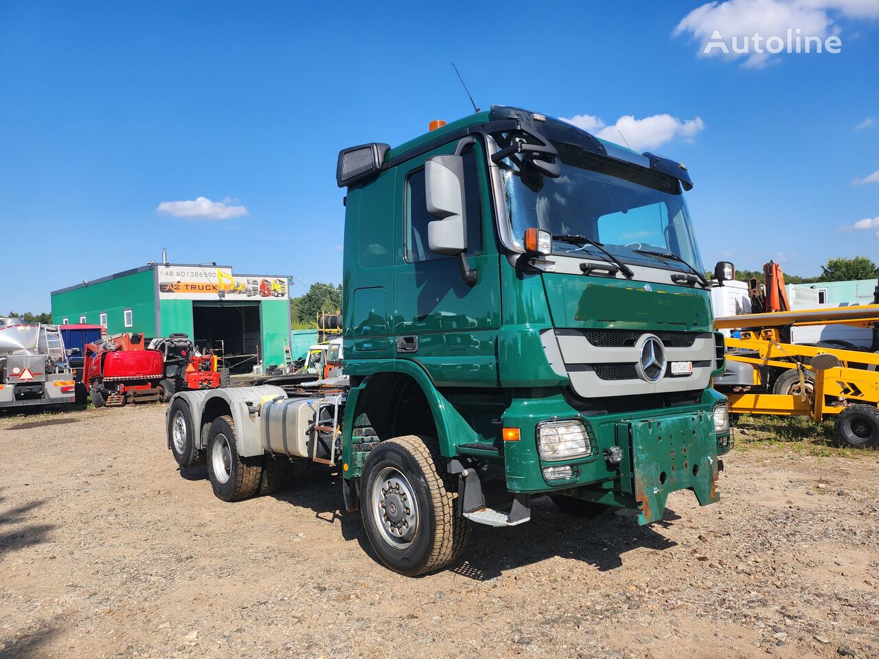 tracteur routier Mercedes-Benz ACTROS MP3 2644 6X4x4 3341  6X6 GG 80TON czołownica do pługa