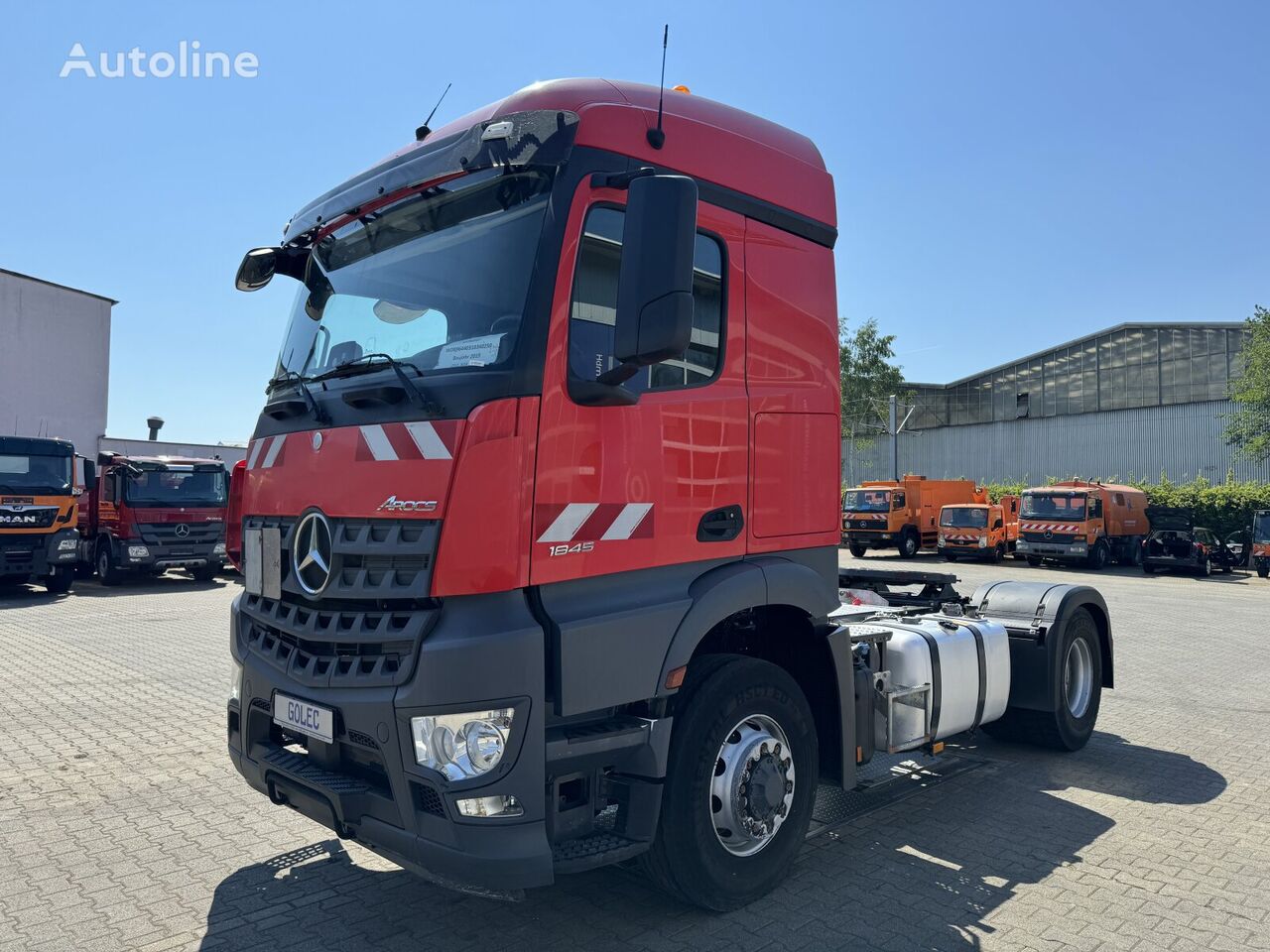 Mercedes-Benz AROCS 1845 LS 4x4 HAD EURO6 CIĄGNIK SIODŁOWY Z HYDRAULIKĄ WYWROT truck tractor