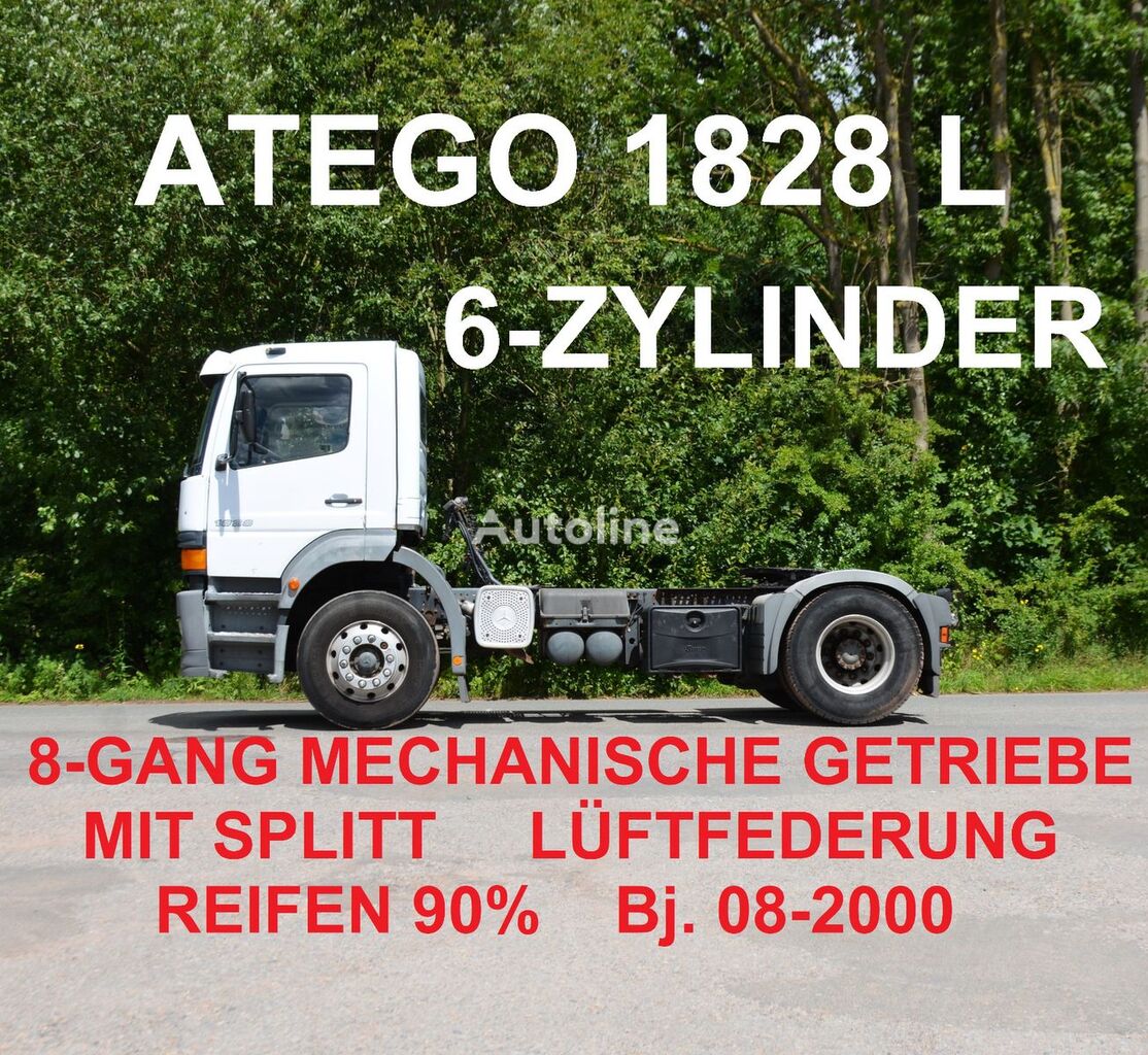 Mercedes-Benz ATEGO 1828 6-ZYLINDE 954.53 MECHANISCHE GETRIEBE trekkvogn