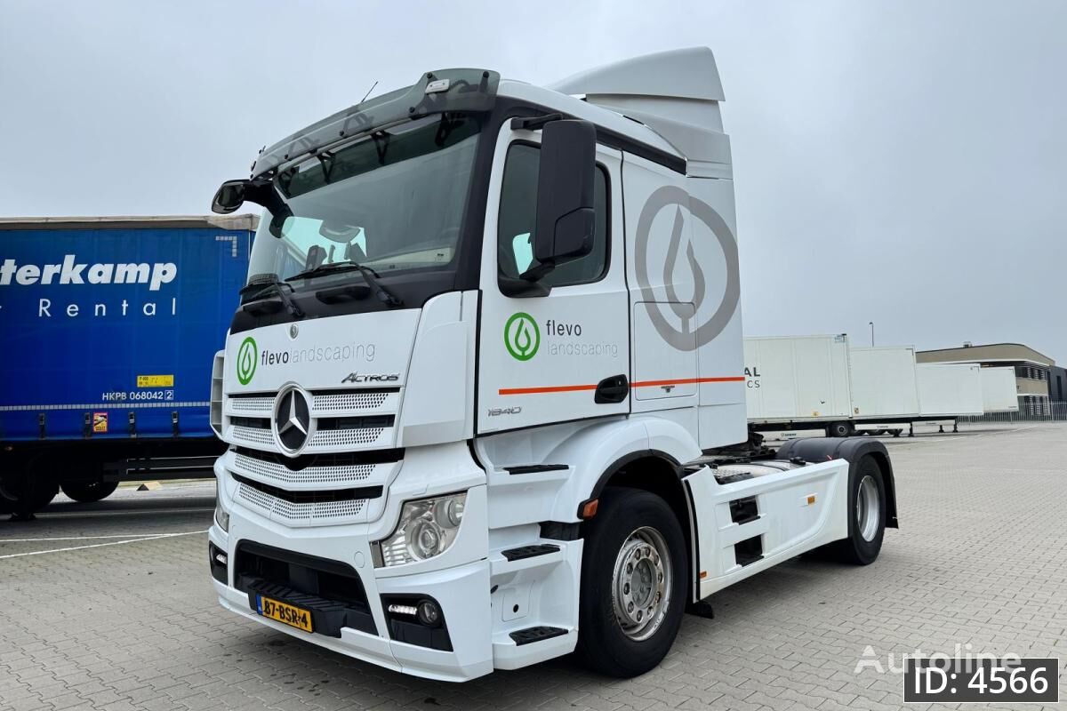 тягач Mercedes-Benz Actros 1840 Day Cab, Euro 6, / LOW MILEAGE / Hydraulics