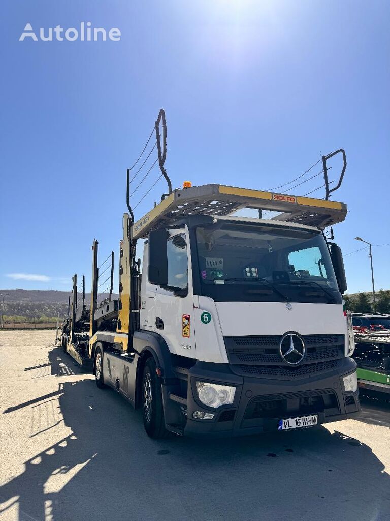 Mercedes-Benz Actros 1843 trekker + autotransporter oplegger