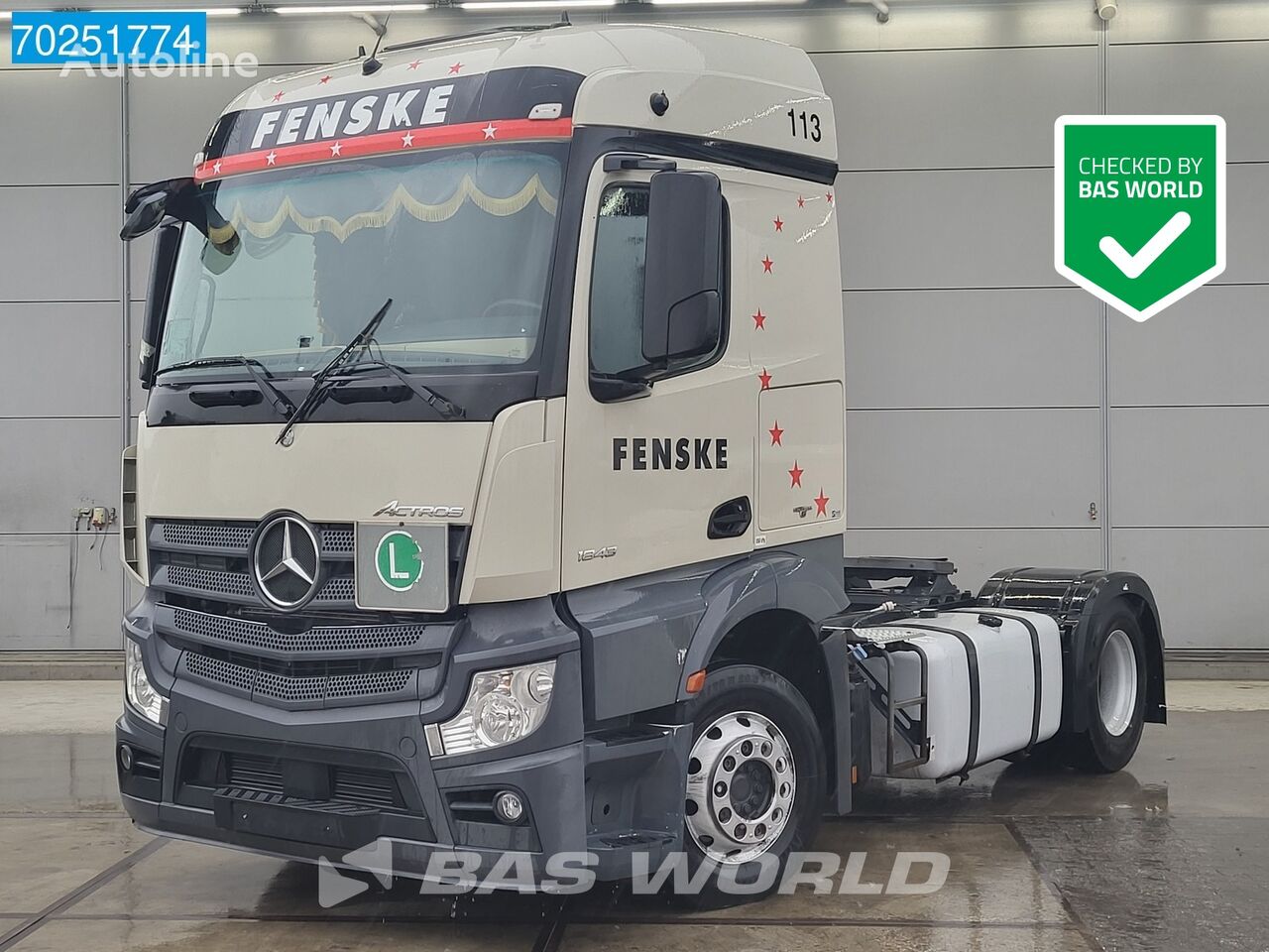 camião tractor Mercedes-Benz Actros 1843 4X2 StreamSpace Retarder ADR