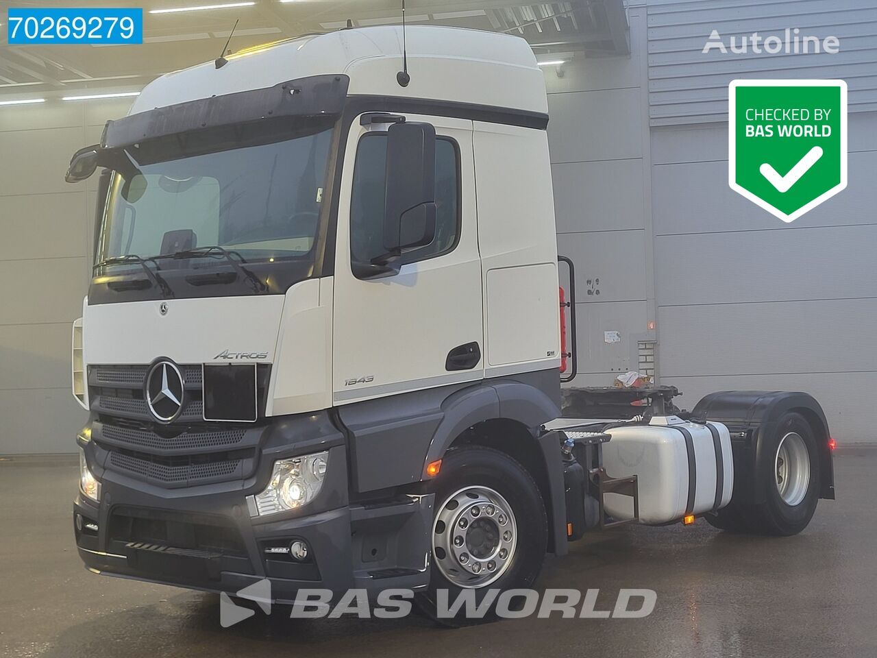 Mercedes-Benz Actros 1843 4X2 StreamSpace Retarder PTO çekici