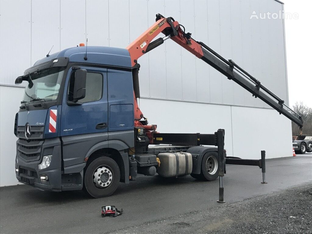 Mercedes-Benz Actros  1843 LS Kran Palfinger PK 23002 4 Punkt Abstützung trekker