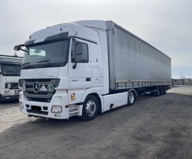 ciągnik siodłowy Mercedes-Benz Actros 1844 + naczepa firanka