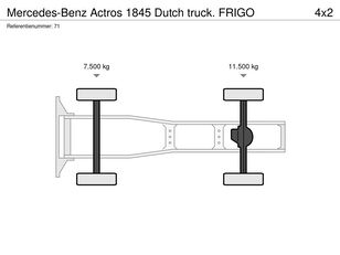 Купить тягач Mercedes-Benz Actros 1845 Dutch truck. FRIGO - Изображение 30 | Autoline AZ Тягач Mercedes-Benz Actros 1845 Dutch truck. FRIGO | Изображение 30 - Autoline