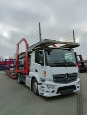 tracteur routier Mercedes-Benz Actros 1846 + semi-remorque porte-voitures