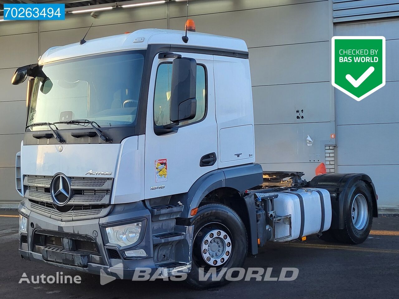 Mercedes-Benz Actros 1846 4X2 Retarder PTO ClassicSpace vilcējs