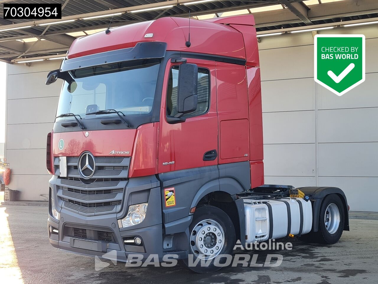 Mercedes-Benz Actros 1848 4X2 MP4 BigSpace 2xTanks trækker - Autoline
